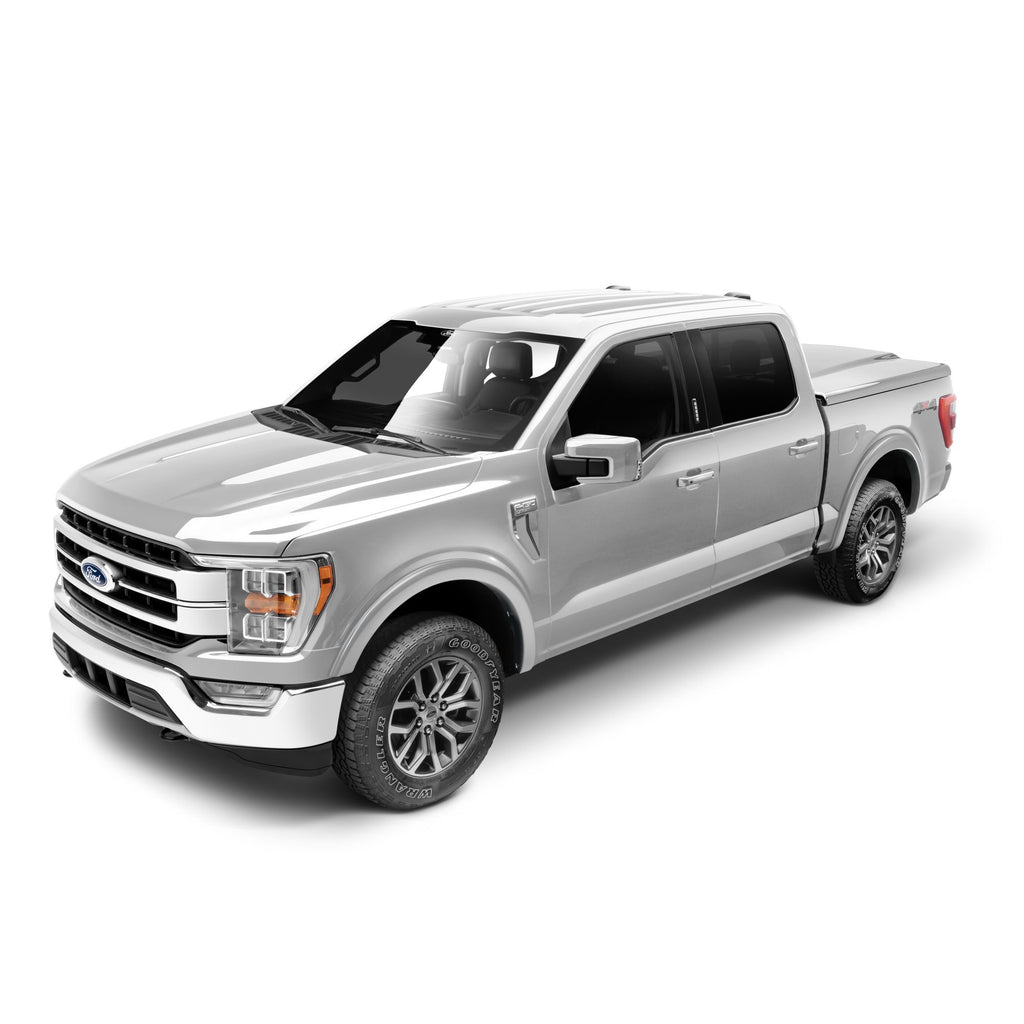 Bushwacker 20948-52 OE Style Color Matched Ingot Silver 4-Piece Fender Flare Set for 2018-2020 Ford F-150