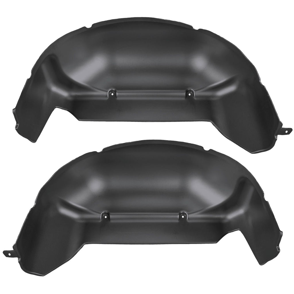 Husky Liners 79111 | Husky Liners Rear Wheel Well Guards, Fits 11-16 SUPER DUTY F250/F350 REAR WHEEL WELL GUARDS WHEEL WELL LINER BLACK