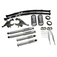 BELLTECH 616SP LOWERING KITS  Front And Rear Complete Kit W/ Street Performance Shocks 1982-2004 Chevrolet S10/S15 Pickup 4&6 cyl. (Std Cab) 83-94 Chevrolet Blazer/Jimmy 4&6 cyl. 4 in. or 5 in. F/5 in. R drop W/ Street Performance Shocks