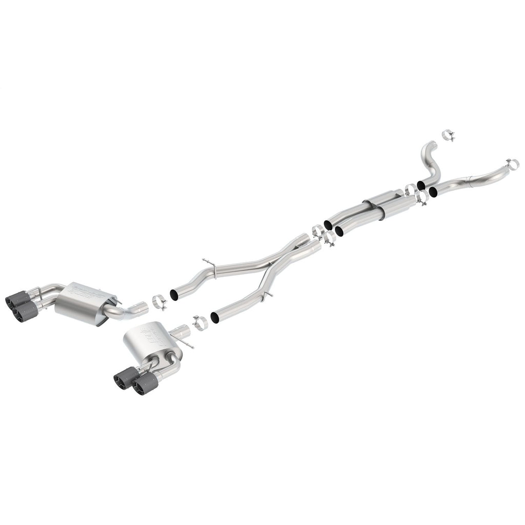 Borla 140687CF | Borla Cat-Back Exhaust System - S-Type