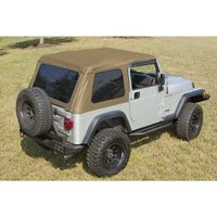 Rugged Ridge 13750.37 | XHD Soft Top, Bowless, Spice; 97-06 Jeep Wrangler TJ