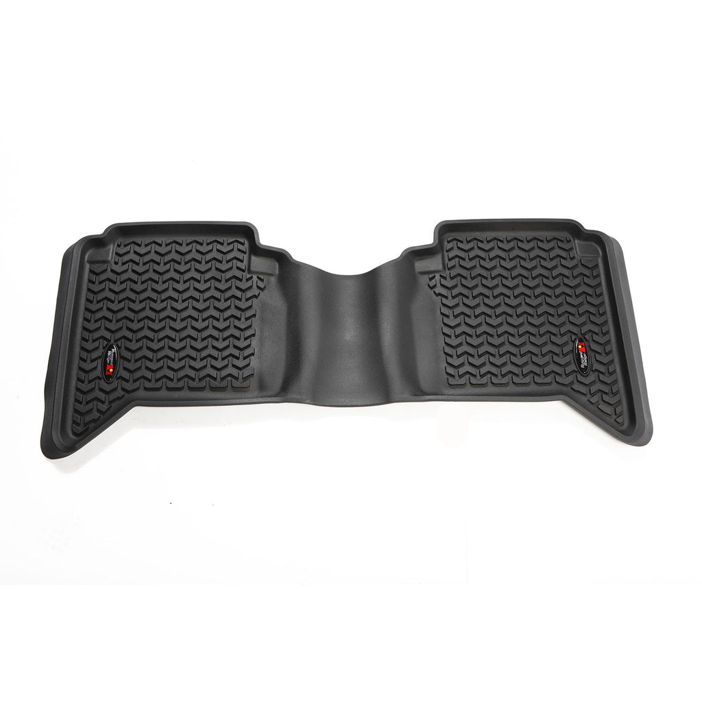 Rugged Ridge 82954.50 | Floor Liners, Rear, Black; 12-14 Toyota Hilux Double Cab