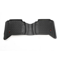 Rugged Ridge 82954.50 | Floor Liners, Rear, Black; 12-14 Toyota Hilux Double Cab