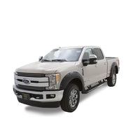 Bushwacker 20942-02 Black Pocket/Rivet Style Smooth Finish 4-Piece Fender Flare Set for 2017-2022 Ford F-250/F-350 Super Duty w/81.8 In. Bed