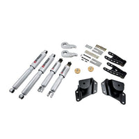 BELLTECH 654SP LOWERING KITS  Front And Rear Complete Kit W/ Street Performance Shocks 2005-2006 Chevrolet Silverado/Sierra (Std Cab w/ Factory Front Torsion bar) 1 in. or 2 in. F/4 in. R drop W/ Street Performance Shocks