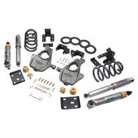 BELLTECH 1013SP LOWERING KITS  Front And Rear Complete Kit W/ Street Performance Shocks 2016.5-2018 Chevrolet Silverado/Sierra EXT/CREW 2WD 3-4F/5-6R