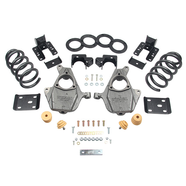 BELLTECH 1013 LOWERING KITS  Front And Rear Complete Kit W/O Shocks 2016.5-2018 Chevrolet Silverado/Sierra EXT/CREW 2WD 3-4F/5-6R