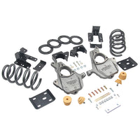 BELLTECH 1013 LOWERING KITS  Front And Rear Complete Kit W/O Shocks 2016.5-2018 Chevrolet Silverado/Sierra EXT/CREW 2WD 3-4F/5-6R
