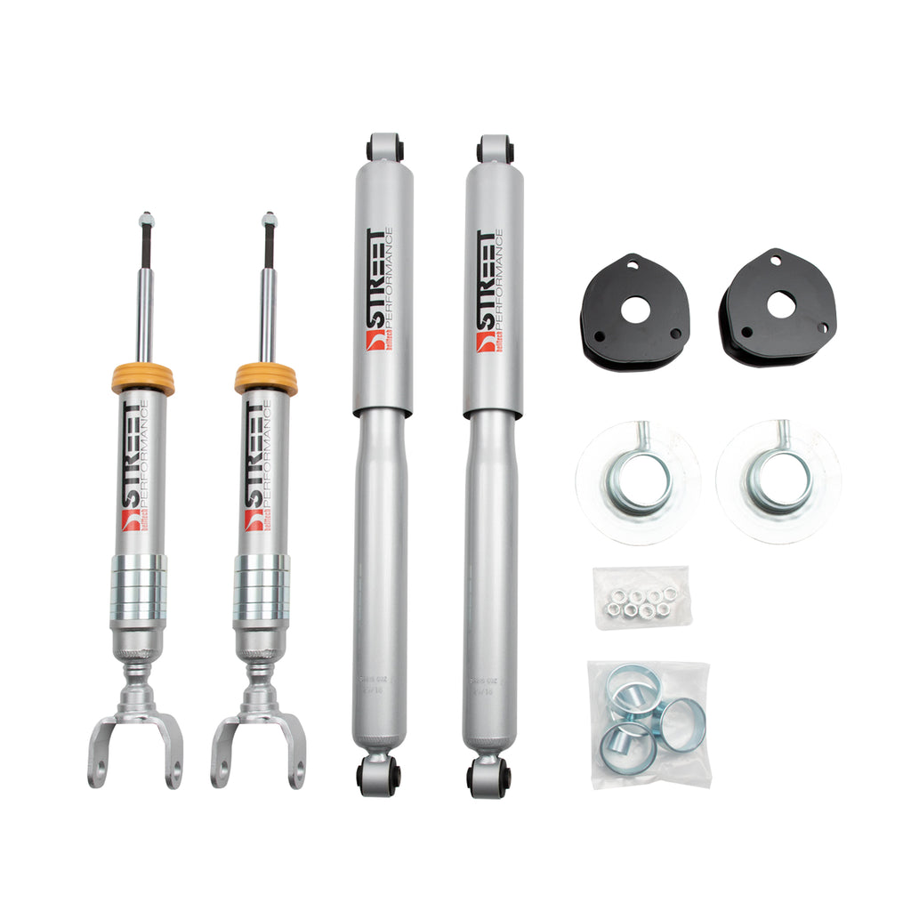 BELLTECH 1025SP LEVELING KITS 2.5 in. Coil Spring Spacer Inc. Front and Rear Trail Performance Struts/Shocks 2009-2012 Dodge Ram 1500 4wd (All Cabs) 2.5 in.