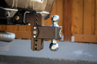 180 Hitch Chrome Cerakoted 6" Drop Hitch With 2" Shank W/ Keyed Alike WS05