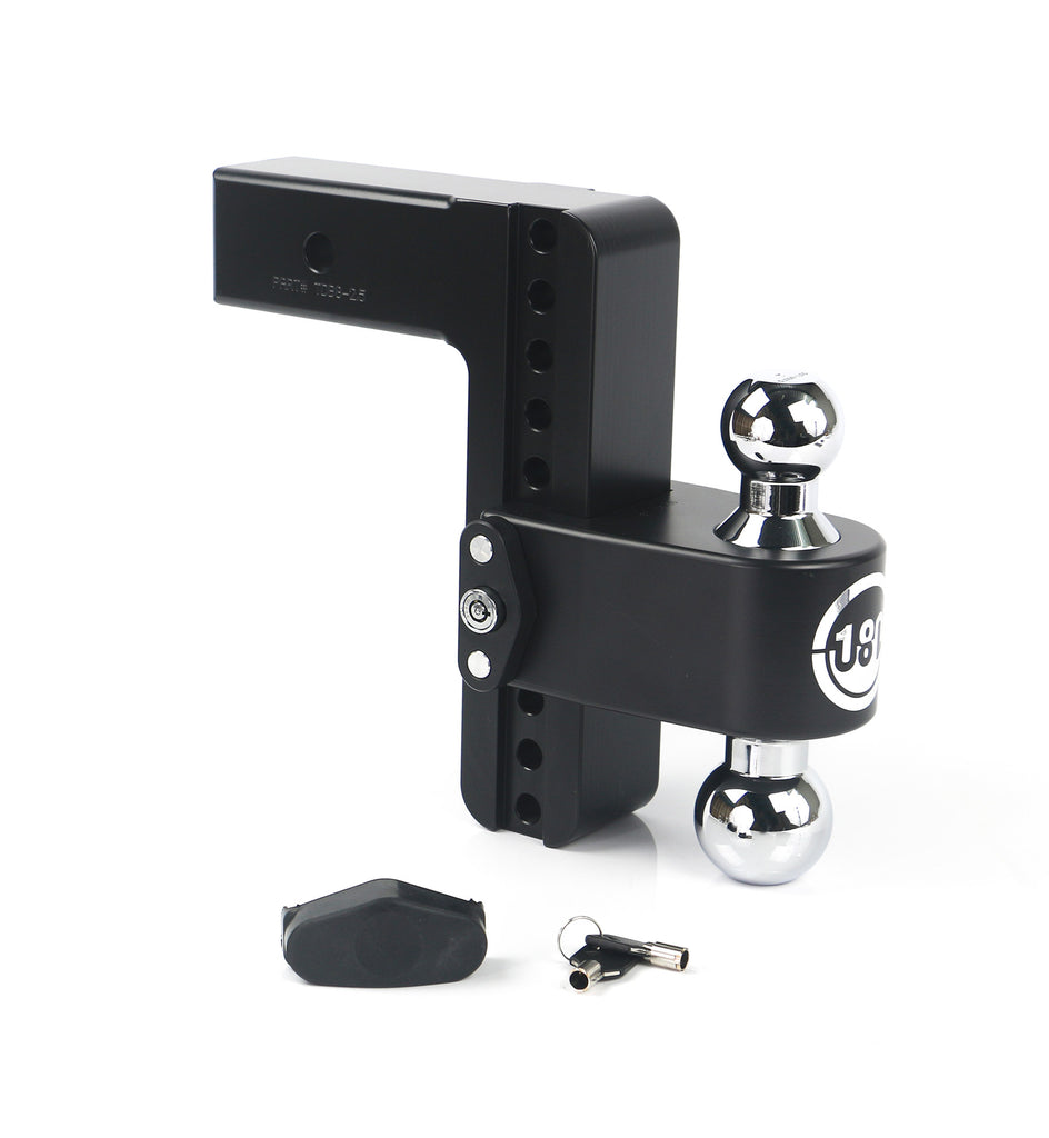 180 Hitch Chrome 8" Drop Hitch With 2.5" Shank