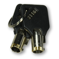 Replacement Tube Key, must specify desired 4 digit key code (eg. DT-KEYR5501)