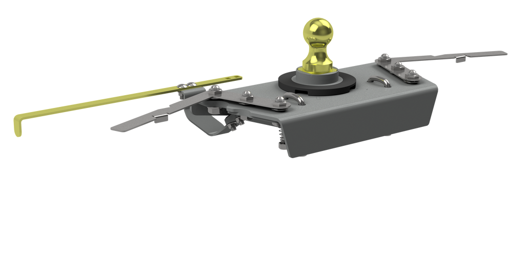 GNRK1314 TURNOVERBALL GOOSENECK HITCH ONE-PIECE KIT FOR RAM 3500