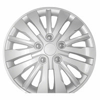 Coast to Coast Wheel Cover 15 Inch 15 Spoke Silver Color Set Of 4