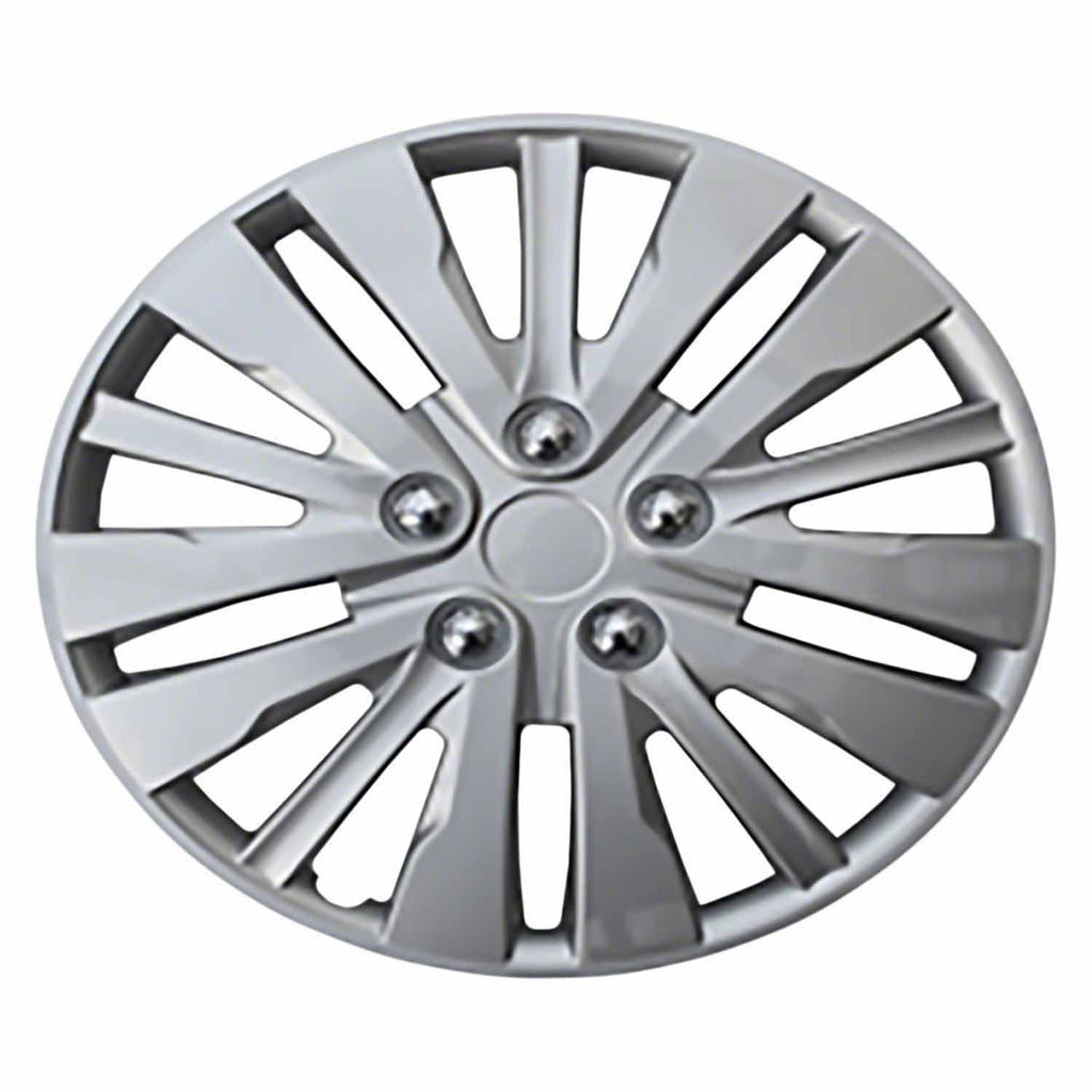 Coast to Coast Wheel Cover 16 Inch 15 Spoke Silver Color Set Of 4