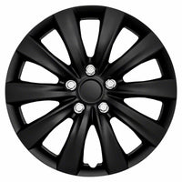 Coast to Coast Wheel Cover 16 Inch 10 Spoke Gloss Black Set Of 4