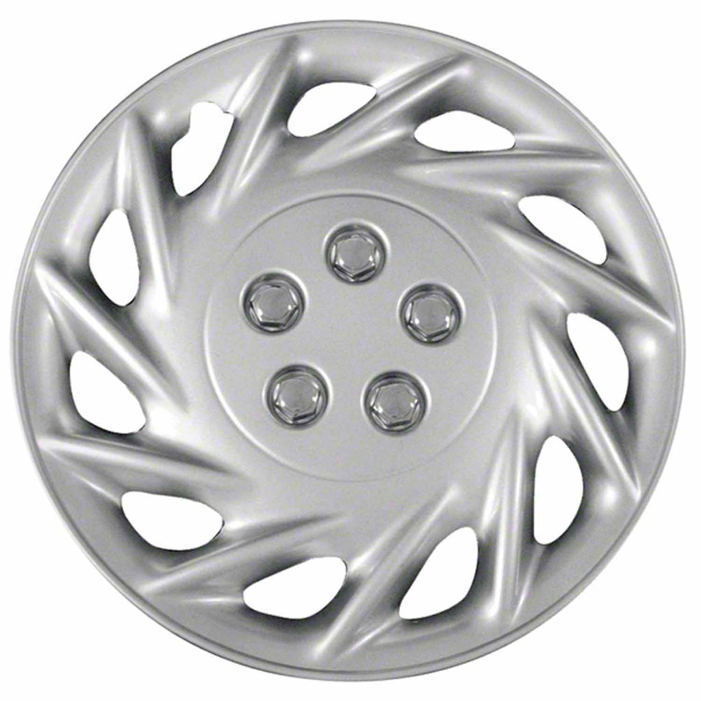 Coast to Coast Wheel Cover 15 Inch 11 Spoke Silver Color Set Of 4