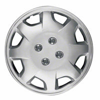 Coast to Coast Wheel Cover 13 Inch 8 Spoke Silver Color Set Of 4