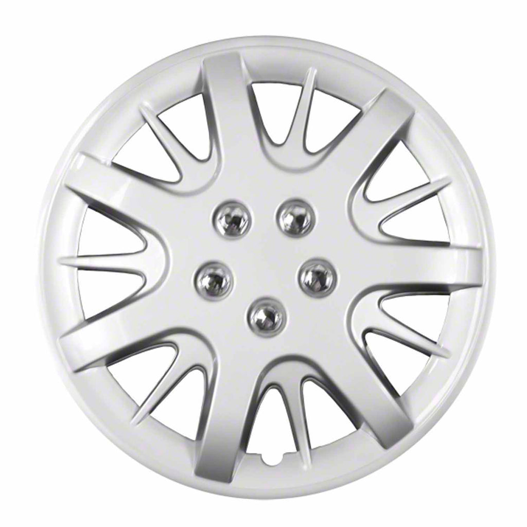 Coast to Coast Wheel Cover 16 Inch 7 Split Spoke Silver Set Of 4