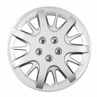 Coast to Coast Wheel Cover 16 Inch 7 Split Spoke Silver Set Of 4