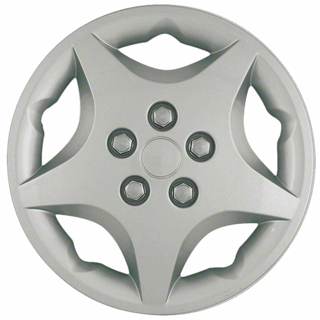 Coast to Coast Wheel Cover 14 Inch 5 Spoke Silver Set Of 4