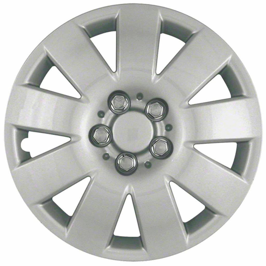 Coast to Coast Wheel Cover 15 Inch 9 Spoke Silver Set Of 4