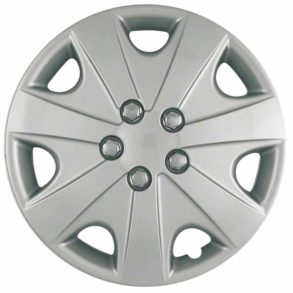 Coast to Coast Wheel Cover 15 Inch 7 Spoke Silver Set Of 4