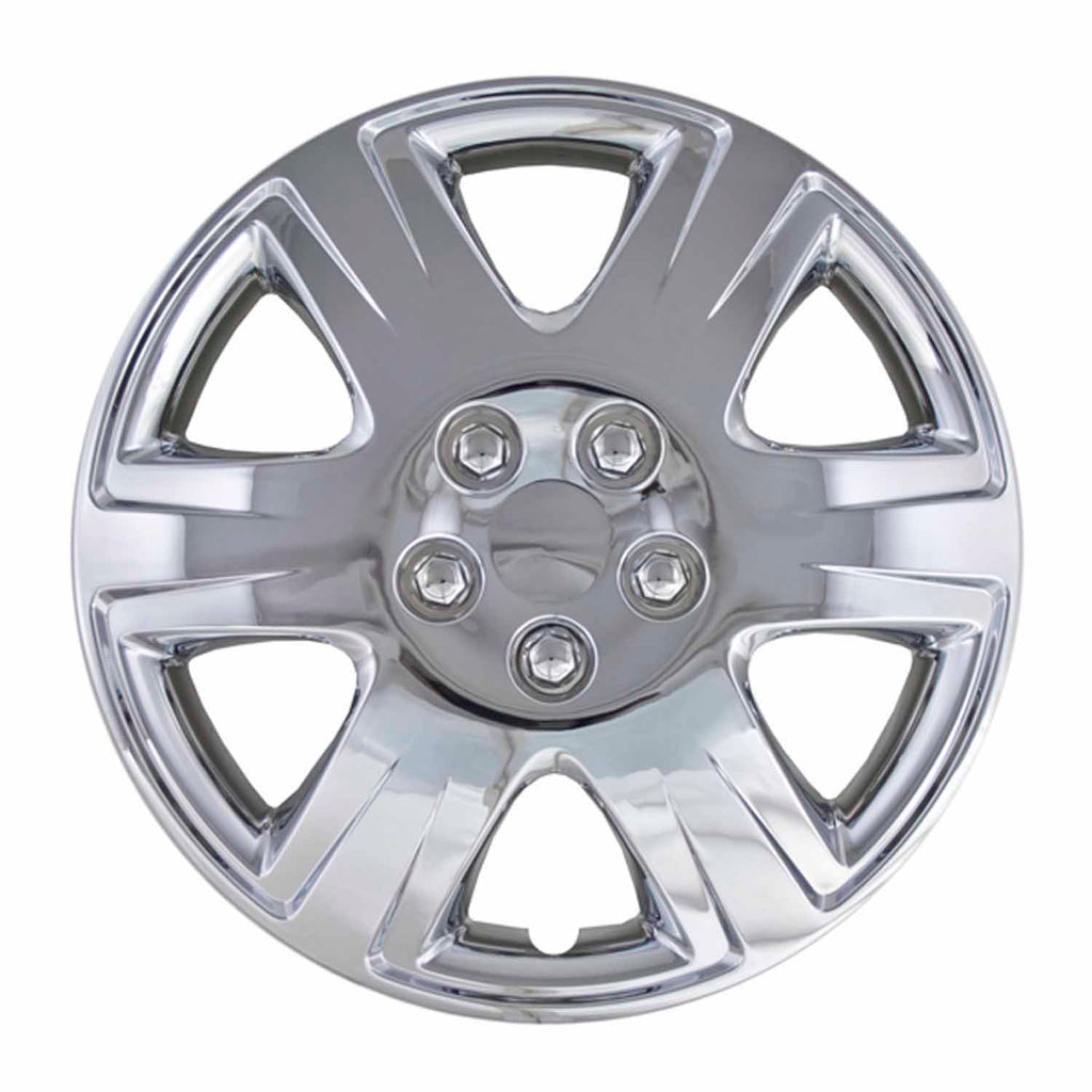 Coast to Coast Wheel Cover 15 Inch 6 Spoke Chrome Set Of 4