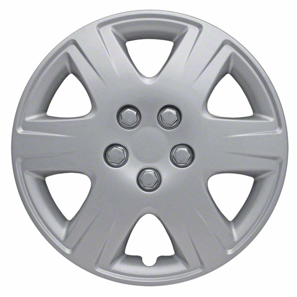 Coast to Coast Wheel Cover 15 Inch 6 Spoke Silver Set Of 4