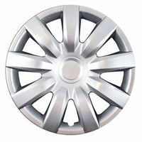 Coast to Coast Wheel Cover 15 Inch 9 Spoke Silver Set Of 4
