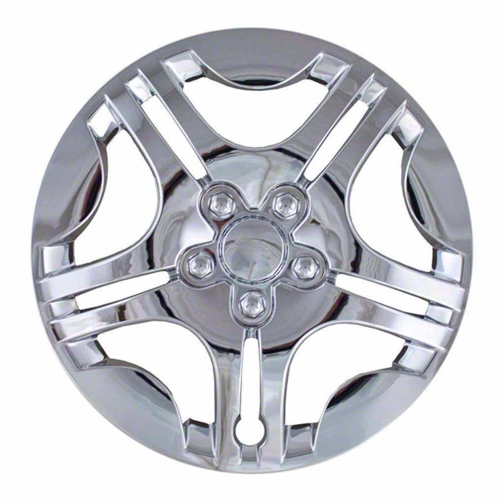 Coast to Coast Wheel Cover 15 Inch 5 Double Spoke Chrome Set Of 4