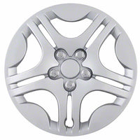 Coast to Coast Wheel Cover 15 Inch 5 Double Spoke Silver Set Of 4