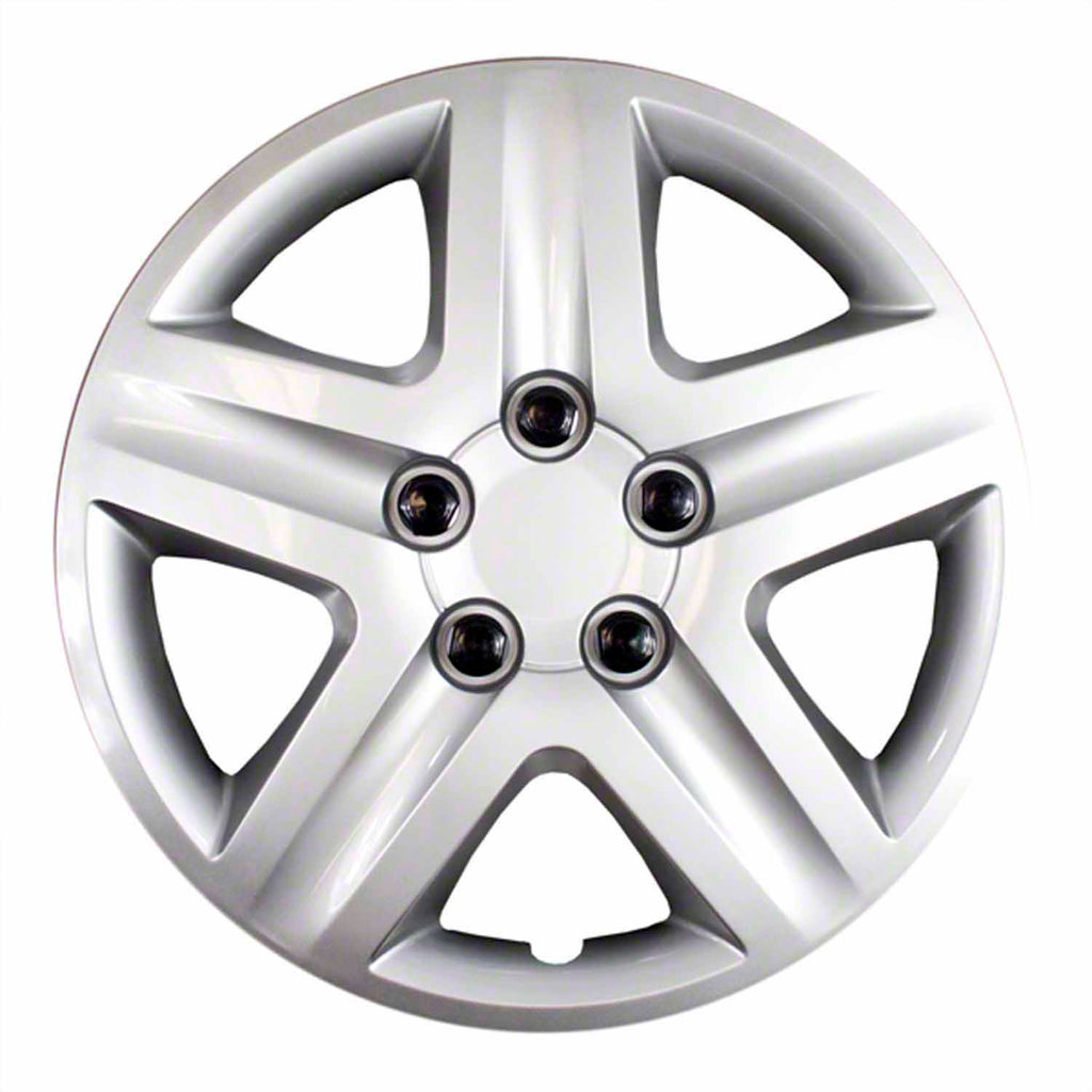 Coast to Coast Wheel Cover 16 Inch 5 Spoke Silver Set Of 4