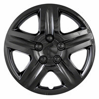 Coast to Coast Wheel Cover 17 Inch 5 Spoke Gloss Black Set Of 4