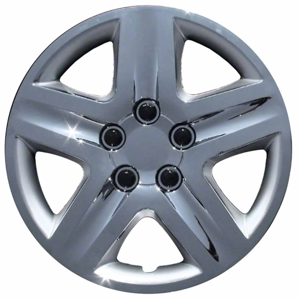 Coast to Coast Wheel Cover 17 Inch 5 Spoke Chrome Plated Set Of 4