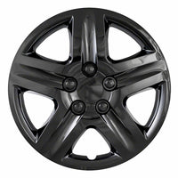 Coast to Coast Wheel Cover 18 Inch 5 Spoke Gloss Black Set Of 4