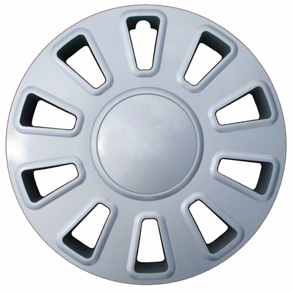 Coast to Coast Wheel Cover 17 Inch 10 Spoke Silver Set Of 4 Push On