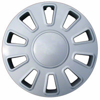 Coast to Coast Wheel Cover 17 Inch 10 Spoke Silver Set Of 4 Push On
