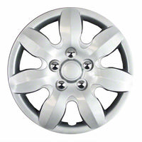 Coast to Coast Wheel Cover 15 Inch 7 Spoke Silver Set Of 4