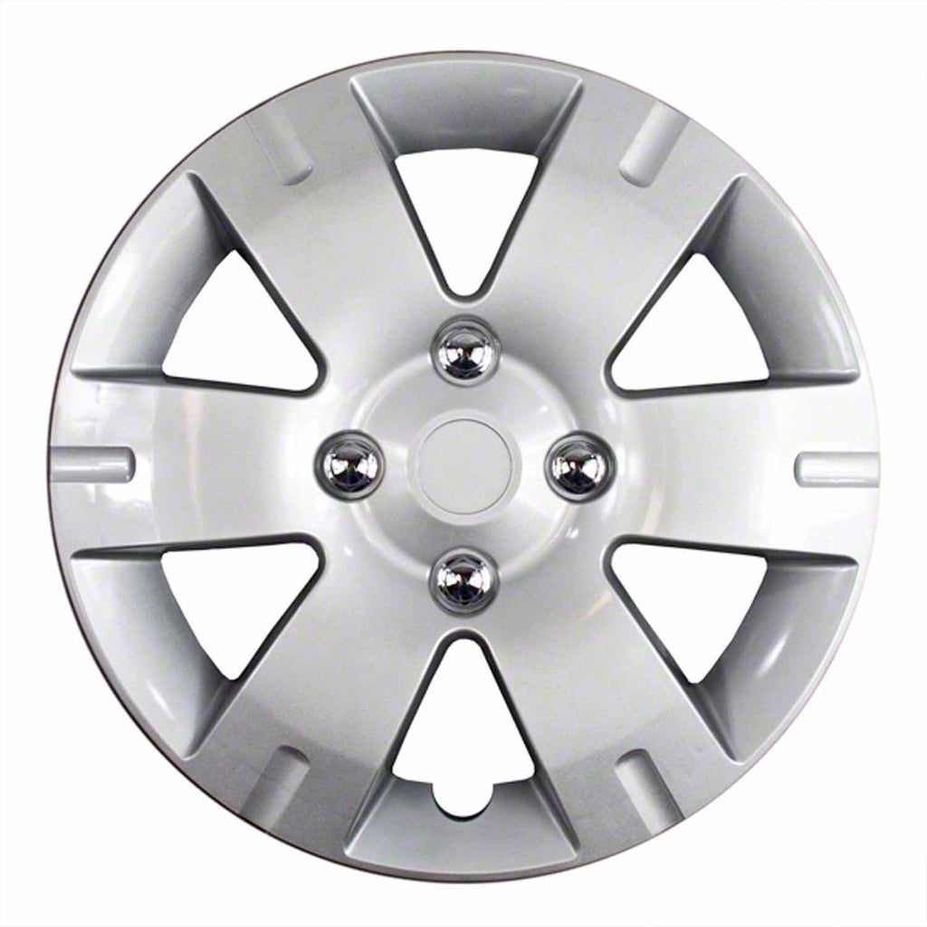 Coast to Coast Wheel Cover 15 Inch 6 Spoke Silver Set Of 4
