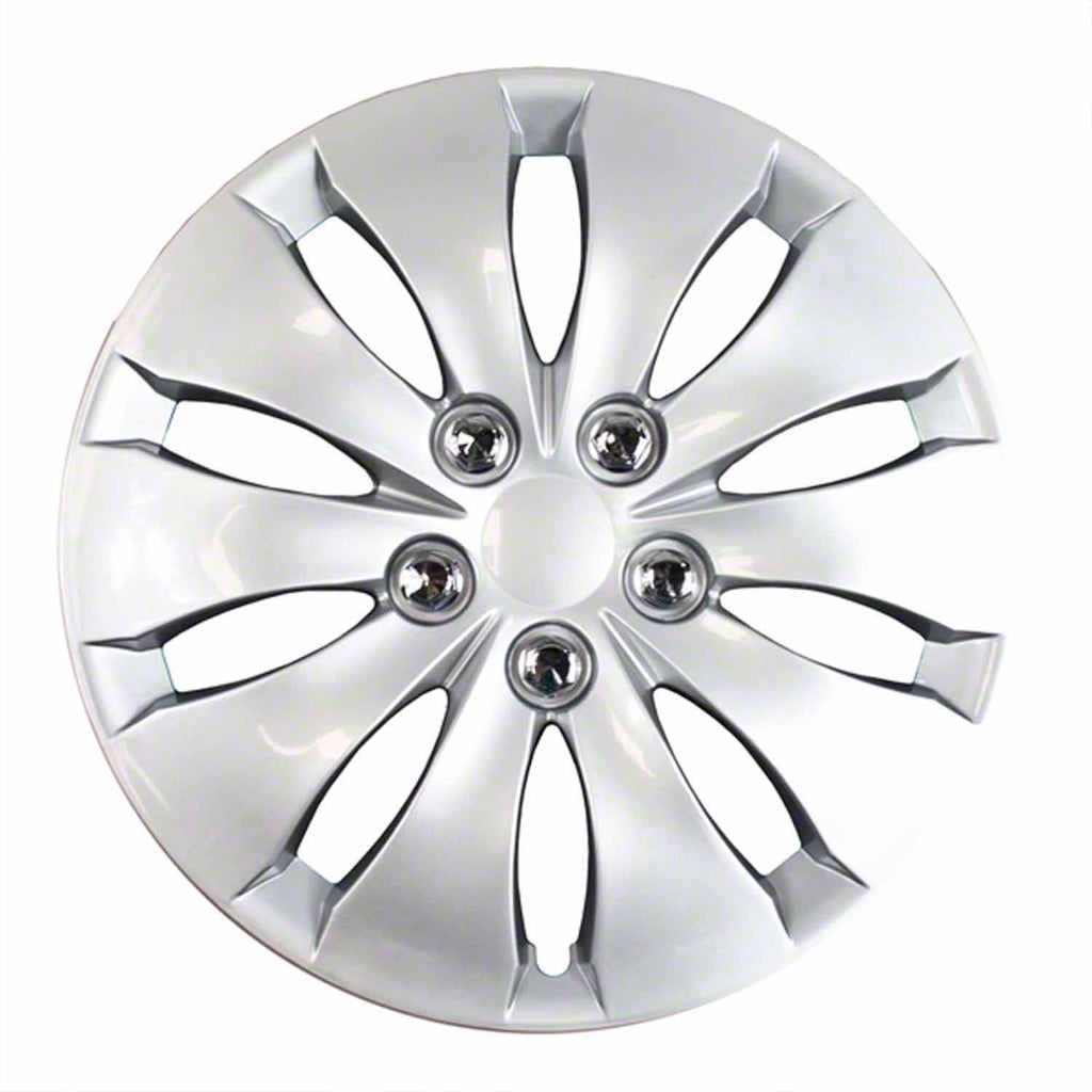 Coast to Coast Wheel Cover 16 Inch 10 Spoke Silver Set Of 4