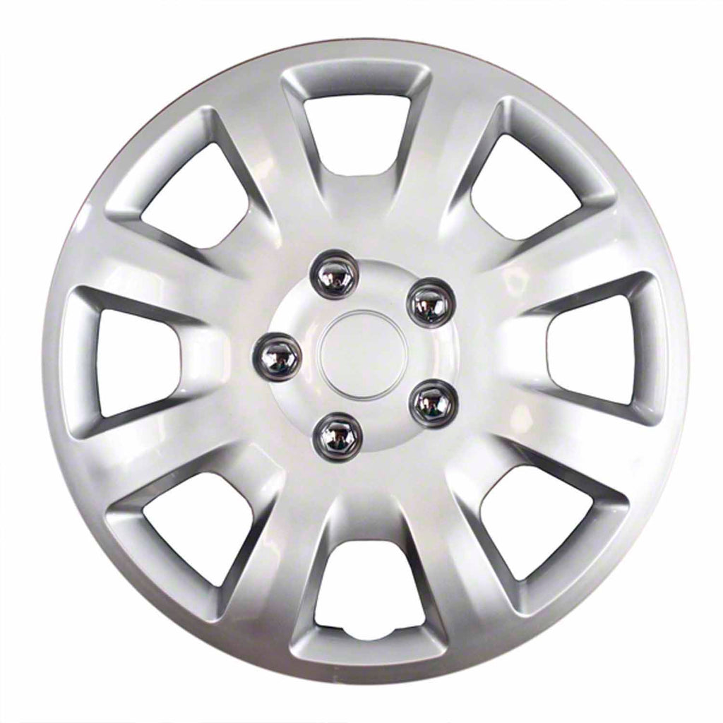 Coast to Coast Wheel Cover 16 Inch 8 Spoke Silver Set Of 4