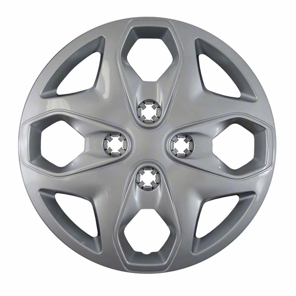 Coast to Coast Wheel Cover 15 Inch 8 Pocket Silver Set Of 4 Push On
