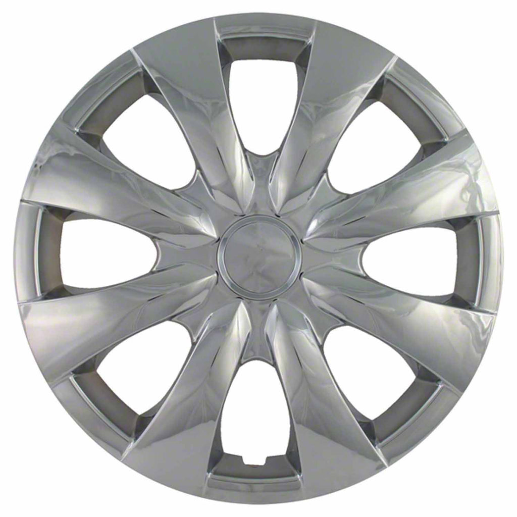 Coast to Coast Wheel Cover 15 Inch 8 Spoke Chrome Set Of 4