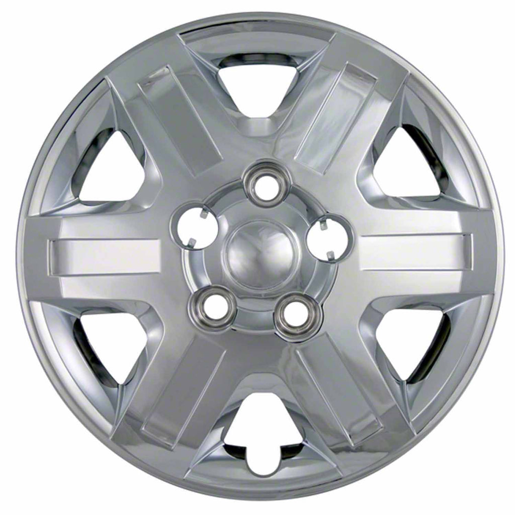 Coast to Coast Wheel Cover 16 Inch 6 Spoke Chrome Set Of 4 Bolt On