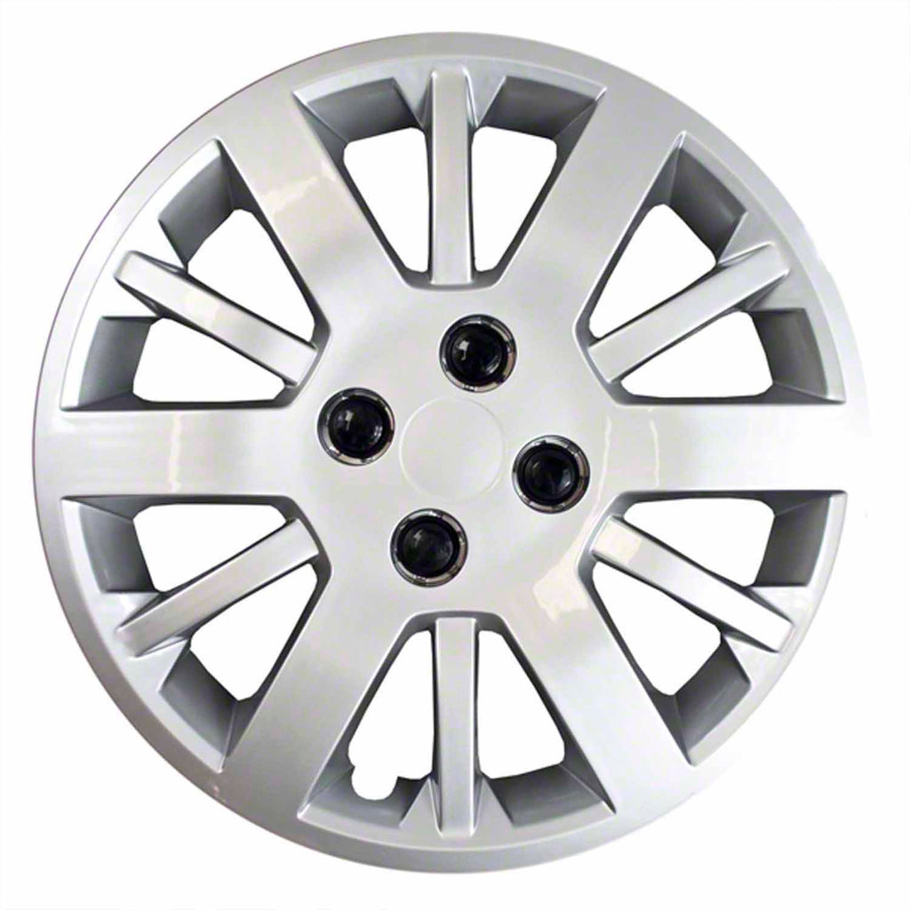 Coast to Coast Wheel Cover 15 Inch 12 Spoke Silver Set Of 4