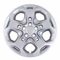 Coast to Coast Wheel Cover 17 Inch 5 Spoke Silver Set Of 4 Push On