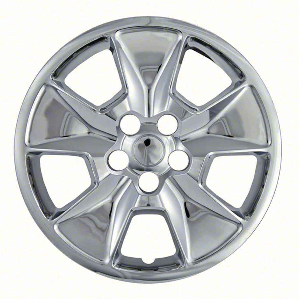 Coast to Coast Wheel Cover 17 Inch 5 Spoke Silver Set Of 4 Push On