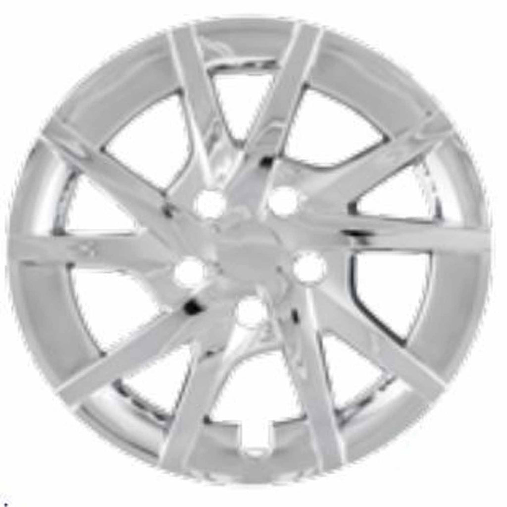 Coast to Coast Wheel Cover 16 Inch 10 Spoke Silver Set Of 4 Push On