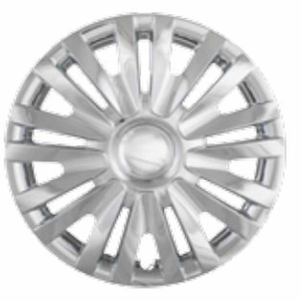 Coast to Coast Wheel Cover 15 Inch 9 Split Spoke Silver Set Of 4